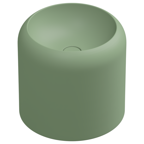 Раковина накладная 42 см GSG Ceramic Design Petra PELAVSECOLFS031, Salvia Matt