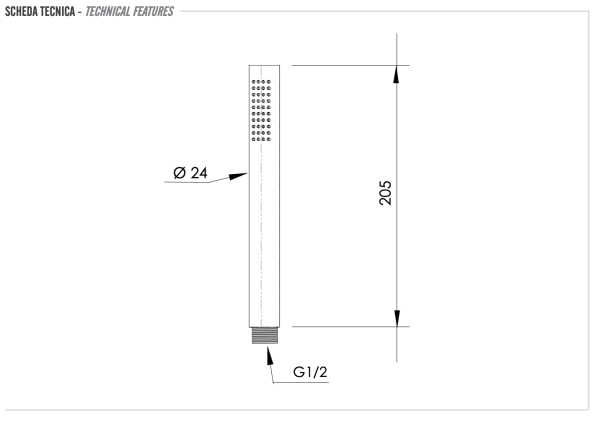 Ручной душ Remer 317MDX