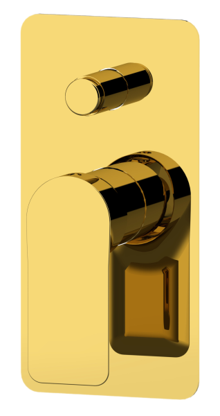 Смеситель для душа Remer Infinity I09KBDO, золото глянцевое