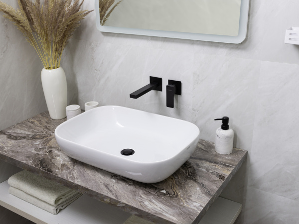 Смеситель для раковины Mariani Rebel B14565REP, черный матовый