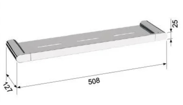 Полка 51 см Remer Lounge LN20XV, сталь