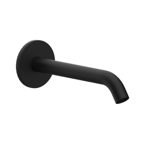 Излив настенный 16 см Daniel Tokyo TK4704B15, чёрный матовый