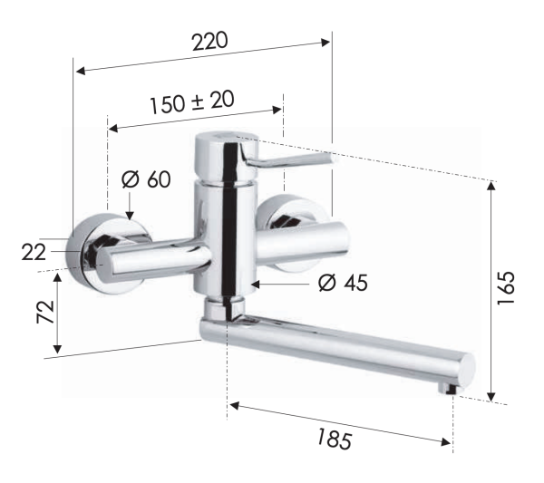 Смеситель для кухни Remer Minimal N41