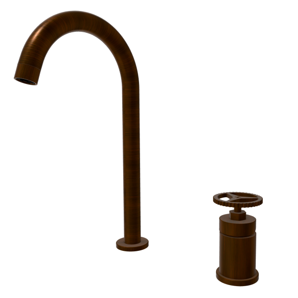 Смеситель для раковины Remer Chrono CH57LBR, бронза масляная