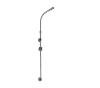 Душевая стойка с двумя держателями лейки Remer 318C