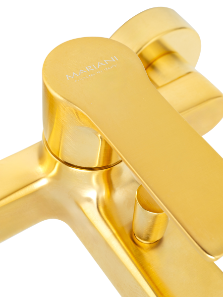 Смеситель для ванны Mariani Kali B22212KL, золото брашированное