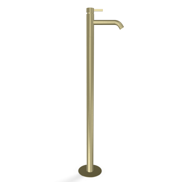 Смеситель для раковины Remer Metrica MC18CH, шампань брашированная PVD