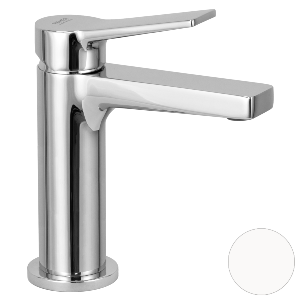 Смеситель для раковины Remer Slash SL12BO, белый матовый