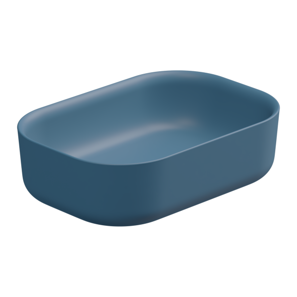 Раковина накладная 60x42 см GSG Ceramic Design Hit! HILAVRE60027, Denim Matt