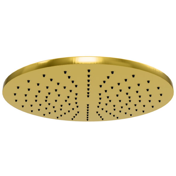 Верхний душ 30 см с шарнирным соединением Remer 359MM30HSX, латунь брашированная PVD