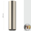 Верхний душ потолочный Daniel Steel SS2A578PECM20, латунь брашированная PVD