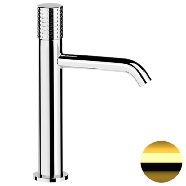 Смеситель для раковины Remer Celebrity CEC12ADO, золото глянцевое