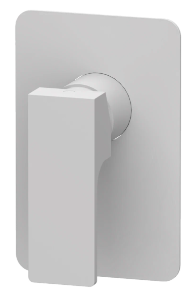 Смеситель для душа Remer Absolute AU30BO, белый матовый