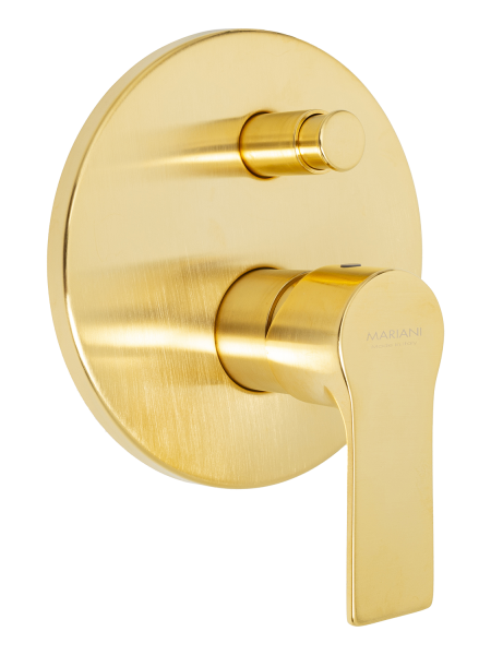 Смеситель для душа Mariani Kali B22173KL, золото брашированное