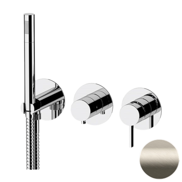 Смеситель для душа Remer Metrica MC97D3PXV, сталь