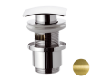 Донный клапан с переливом 1”1/4 Remer 905SCC114VO, латунь состаренная