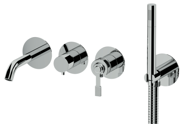 Смеситель для ванны Remer Atelier AL53D2PWB