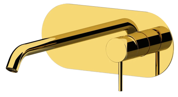 Смеситель для раковины Remer X Style X15DO, золото глянцевое