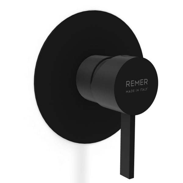 Смеситель для душа Remer Metrica MC30LNO, черный матовый