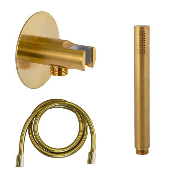 Комплект для душа Daniel A546XB435DP, золото брашированное