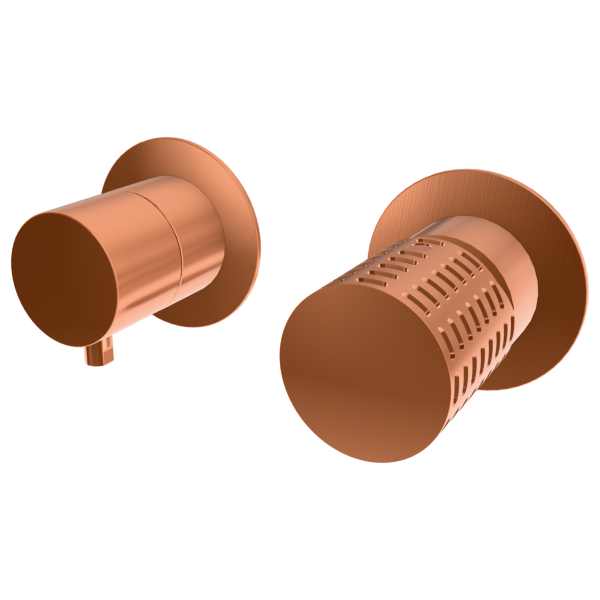 Смеситель для душа Remer Celebrity CEC93ZPWBRP, медь брашированная