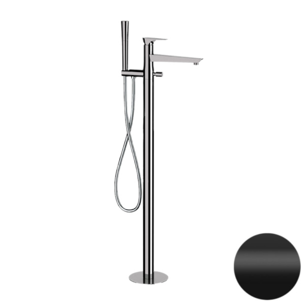 Смеситель для ванны Daniel Diva DV67815, чёрный матовый