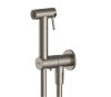 Гигиенический комплект с запорным вентилем Remer X Style INOX SS338M332ON, нержавеющая сталь