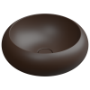 Раковина накладная 42 см GSG Ceramic Design Petra PELAV42035, Cacao Matt