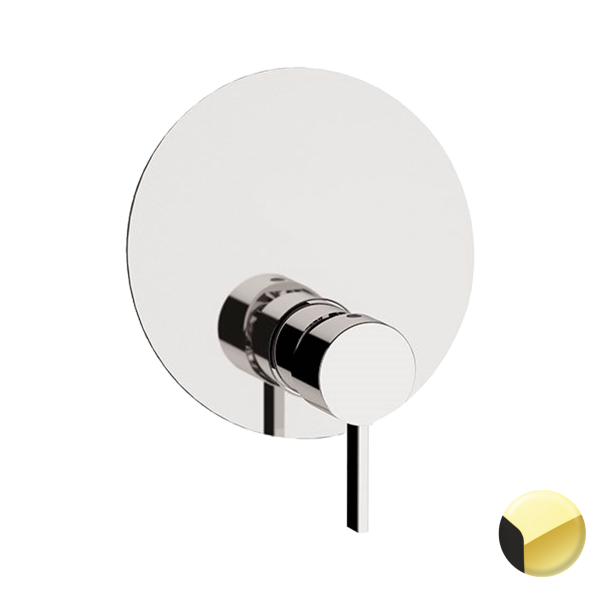 Смеситель для душа Remer Metrica MC30KBDO, золото глянцевое