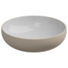 Раковина накладная биколор 45 см GSG Ceramic Design Easy EALAVRO45BI000/034, White/Sabbia Matt