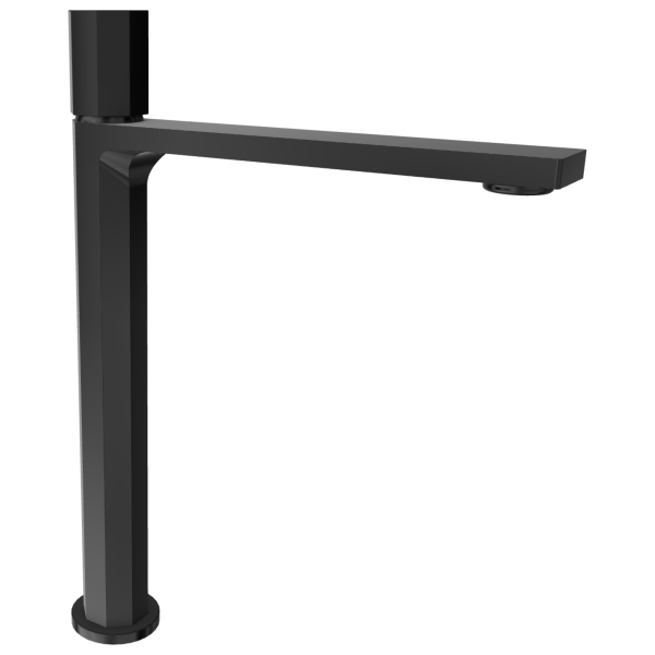 Смеситель для раковины Remer Ottagono ON11LXLCFP, черный брашированный хром