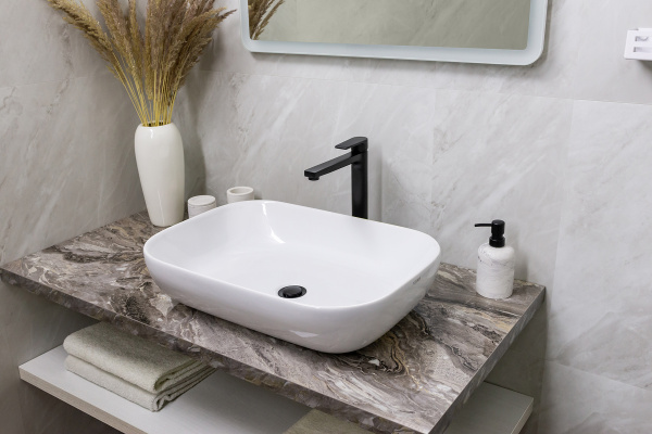 Смеситель для раковины Mariani Artic A14398AT12, черный матовый