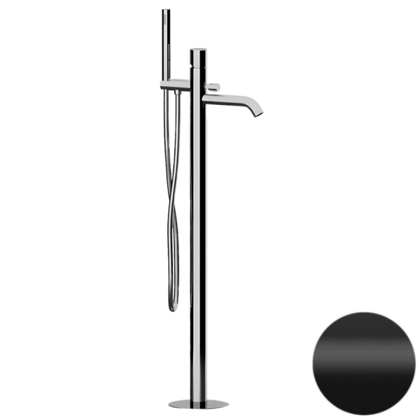 Смеситель для ванны Daniel Trilogy TG67815, чёрный матовый