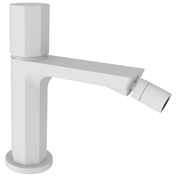 Смеситель для биде Remer Ottagono ON20CCBO, белый матовый