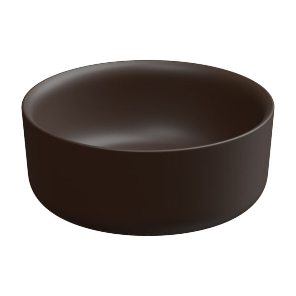 Раковина накладная 42 см GSG Ceramic Design Hit! HILAVRO42035, Cacao Matt