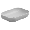 Раковина накладная 60x42 см GSG Ceramic Design Easy EALAVRE60000, белый глянцевый