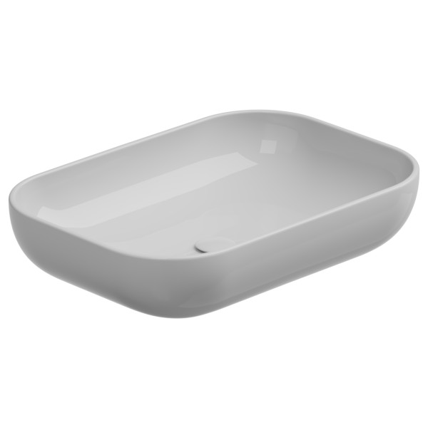 Раковина накладная 60x42 см GSG Ceramic Design Easy EALAVRE60000, белый глянцевый