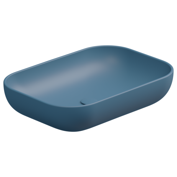 Раковина накладная 60x42 см GSG Ceramic Design Easy EALAVRE60027, Denim Matt