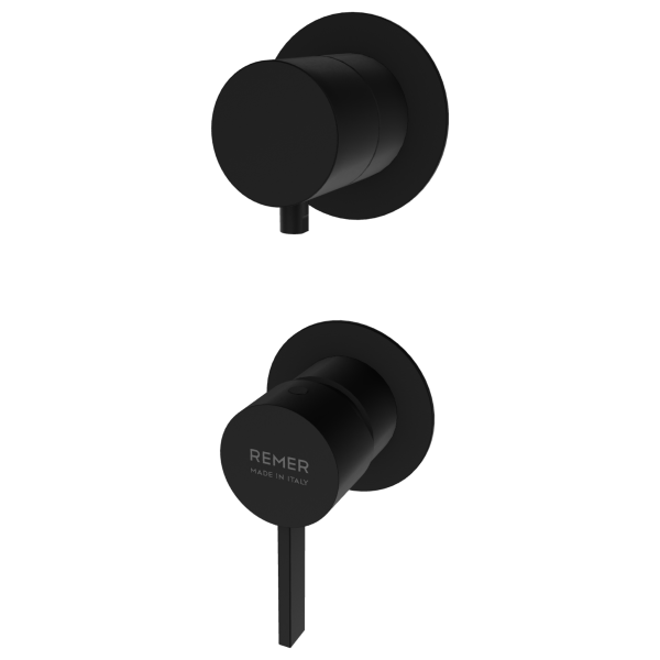 Смеситель для душа Remer Metrica MC92PWBNO, черный матовый