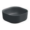 Раковина накладная 42 см GSG Ceramic Design Hit! HILAVQU42028, Ebano Matt