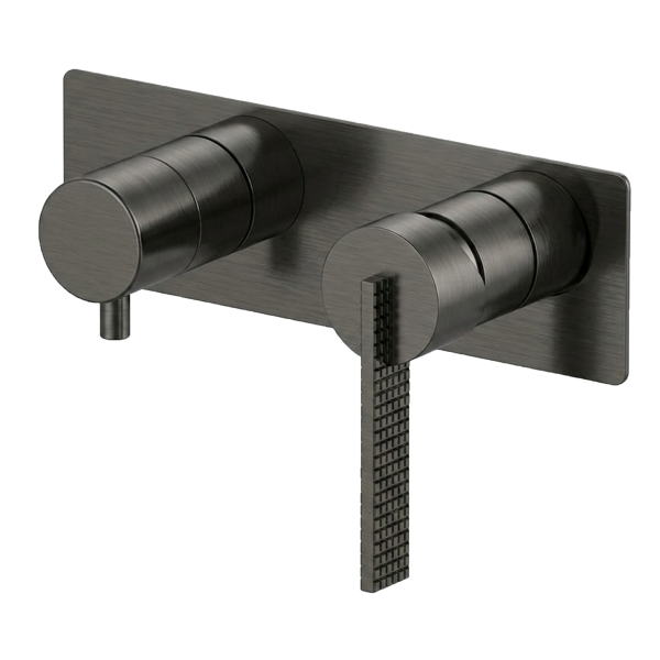 Смеситель для душа Daniel Club ANC662D2WBGM, оружейная сталь PVD