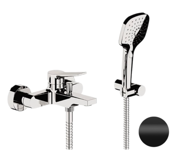 Смеситель для ванны Remer Slash SL02NO, черный матовый