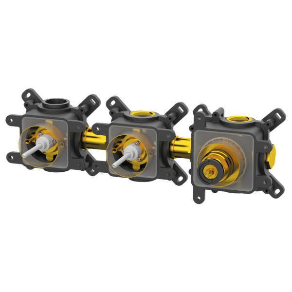 Скрытая часть на 2 выхода Remer Thermoset RRBOX99D2P