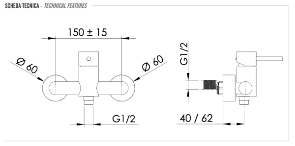 Смеситель для душа Remer X Style X31