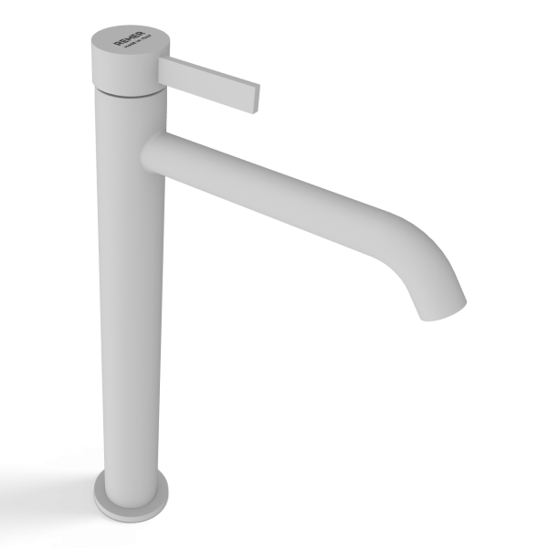 Смеситель для раковины Remer Metrica MC11LXLBO, белый матовый