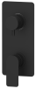 Смеситель для душа Remer Infinity I92KBNO, черный матовый