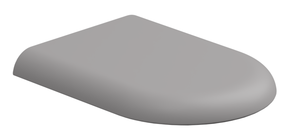 Крышка с сиденьем для подвесного унитаза с микролифтом GSG Ceramic Design Petra PECOPRTICR038, Fumo Matt