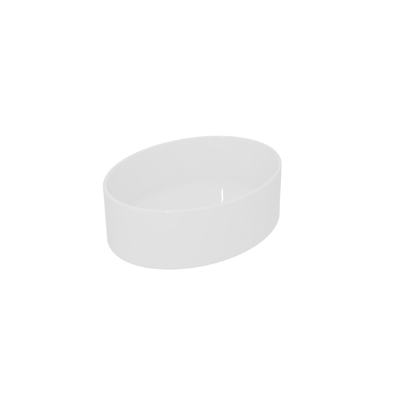 Раковина накладная 45х34 см GSG Ceramic Design Like LKLAVFSBF45000, белый глянцевый