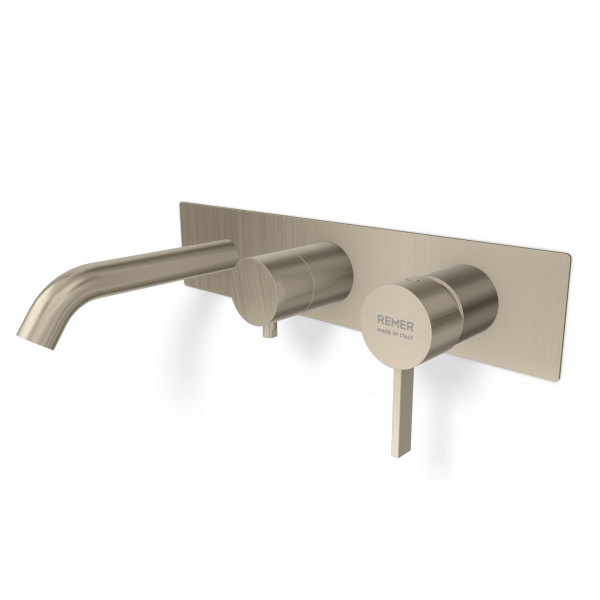 Смеситель для ванны Remer Metrica MC54D3WBXV, сталь