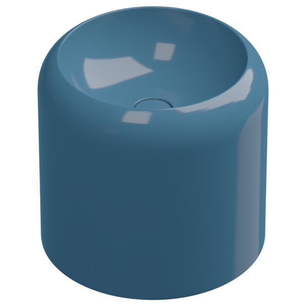 Раковина накладная 42 см GSG Ceramic Design Petra PELAVSECOLFS040, Denim Glossy